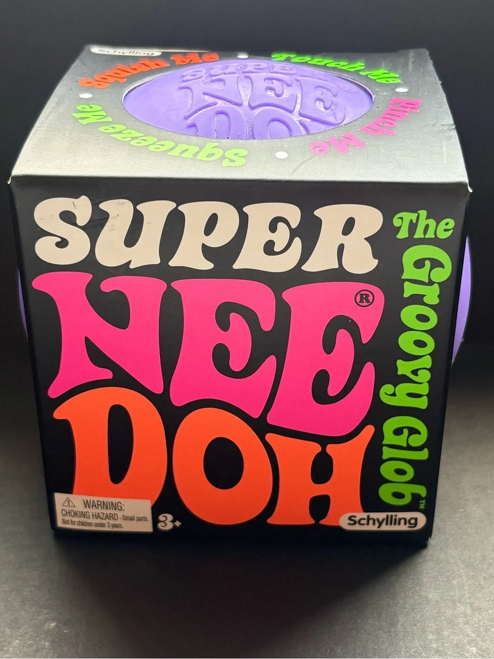 Schylling Super NeeDoh Groovy Glob- Purple